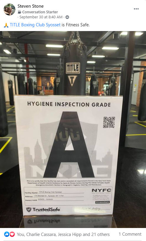 Steve Stone of Title Boxing Syosset, NY reviews Selectrocide 1g 5g Chlorine Dioxide Disinfectant and TrustedSafe Clean-Check Hygiene Testing & Monitoring
